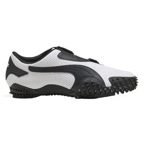PUMA Mostro Perforated Womens Size 6.5 Slip On White/Black Sneaker Casual Shoes